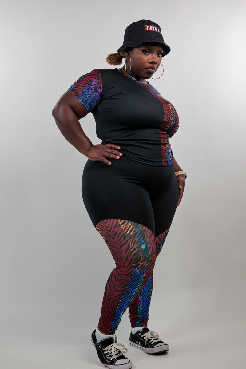 “TRIBE” | Confetti | Sports Leggings